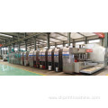 corrugated box printing folding gluing inline machine